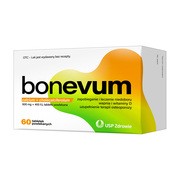 Bonevum, 600 mg + 400 IU, tabletki powlekane, 60 szt.