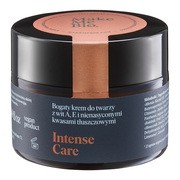 Make Me Bio, Intense Care, bogaty krem do twarzy z wit A, E i nienasyconymi kwasami tłuszczowymi, 50 ml