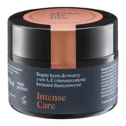 Make Me Bio, Intense Care, bogaty krem do twarzy z wit A, E i nienasyconymi kwasami tłuszczowymi, 50 ml
