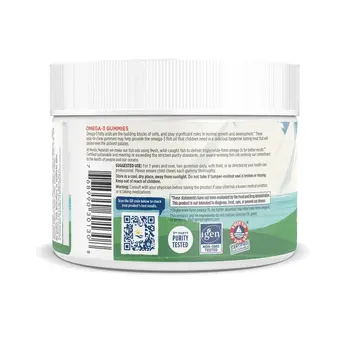 Nordic Omega-3 Gummies, 82mg Tangerine Treats, żelki, 60 szt.