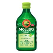 Mollers Tran Norweski, aromat jabłkowy, 250 ml