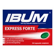Ibum Express Forte, 400 mg, kapsułki miękkie, 36 szt.
