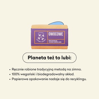 Mydlarnia 4 Szpaki, naturalne mydło w kostce, Owocowe, 110 g