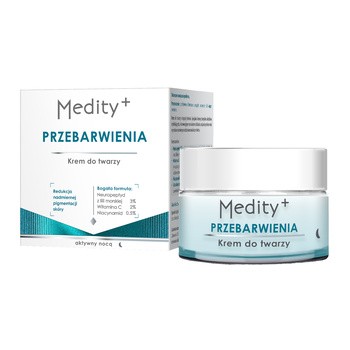 Medity+ Przebarwienia, krem do twarzy na noc, 50 ml