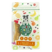 Garden Bites Fruit Blast, Fruity Tonya Toothpaste, wegetariańskie przysmaki dentystyczne dla psów, L, 13,5 cm x 3 szt.