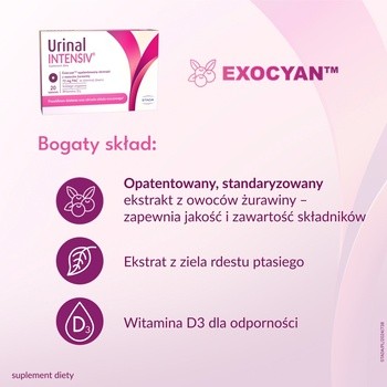 Urinal Intensiv, tabletki, Solidago virgaurea, 20 szt.