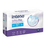 Inteno Safety Plus, pieluchomajtki dla dorosłych, L, 30 szt.