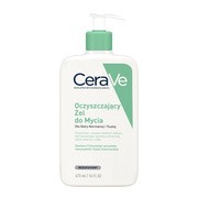 CeraVe, oczyszczający żel do mycia z ceramidami dla skóry normalnej i tłustej, 473 ml