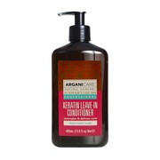 Arganicare Natural Haircare, Odżywka bez spłukiwania do kręconych włosów z keratyną, 400 ml