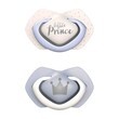 Canpol Babies, smoczek silikonowy, symetryczny, Royal Baby, 6-18 m, blue, 2 szt.