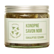 Mydlarnia 4 Szpaki, konopne mydło Savon Noir, Eukaliptus i Szałwia, 250 ml