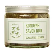 Mydlarnia 4 Szpaki, konopne mydło Savon Noir, Eukaliptus i Szałwia, 250 ml