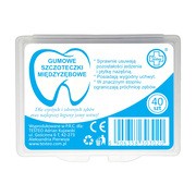 Testeo, gumowe szczoteczki międzyzębowe ortodontyczne 0.8-1.0 mm, 40 szt