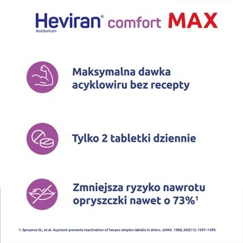 Heviran Comfort MAX, 400 mg, tabletki, 30 szt.