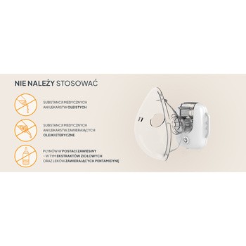Lionelo Nebi Air Mask White, nebulizator, biały, 1 szt.