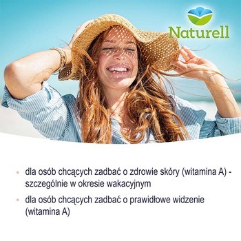 Naturell Beta-Karoten + E, tabletki, 60 szt.