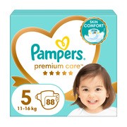 Pampers Premium Care 5, (11-16 kg), pieluszki jednorazowe, 88 szt.