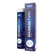Zdrovit Magnum Forte 375 mg, tabletki musujące, smak cytrynowy, 20 szt.