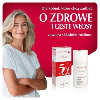 Complidermol 5α, szampon zapobiegający wypadaniu włosów, 200 ml
