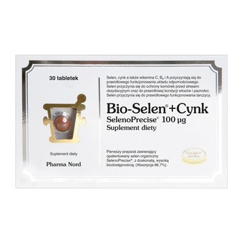 Bio-Selen + Cynk, tabletki, 30 szt.