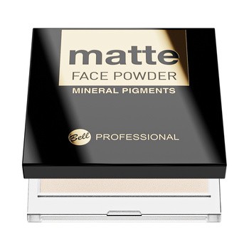 Bell Professional Matte Face Powder, matujący puder prasowany, 01, 10 g