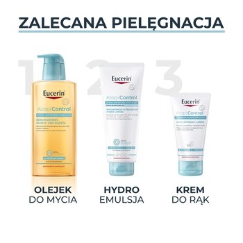 Eucerin AtopiControl, hydro-emulsja kojąca, 400 ml