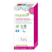 Masmi Natural Cotton, Wkładki ekologiczne, elastyczne, bawełna organiczna, 24 szt.