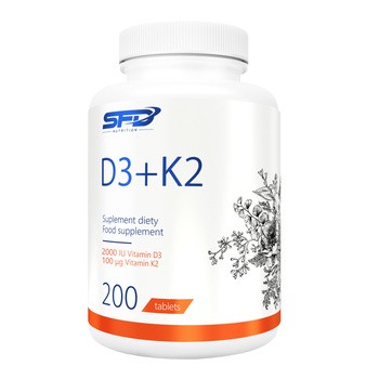 SFD D3 + K2, tabletki, 200 szt.