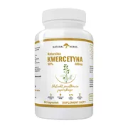 Naturalna Kwercetyna 98% 400mg Ekstrakt z perełkowca japońskiego, kapsułki, 60 szt.