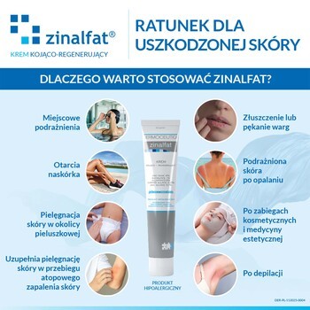 Zinalfat, krem kojąco-regenerujący, 50 ml