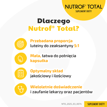 Nutrof Total, z witaminą D3, kapsułki, 60 szt.