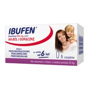 Ibufen, 200 mg, czopki, 5 szt.