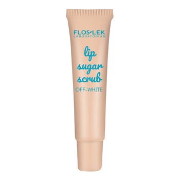 Flos-Lek Lip Care, peeling cukrowy do ust, off-white, 14 g