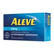 Aleve, 220 mg, tabletki powlekane, 12 szt.