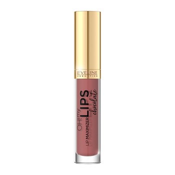Eveline Cosmetics Oh! My Lips Lip Maximizer, błyszczyk powiększający usta, Chocolate, 4,5 ml