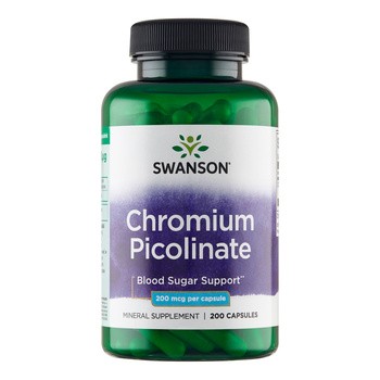 Pikolinian chromu, kapsułki, 200 szt.