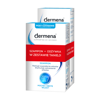 Zestaw Dermena,  Szampon, 200 ml + Odżywka, 200 ml