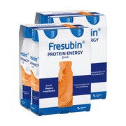 Zestaw 2x Fresubin Protein Energy Drink, płyn o smaku owoców tropikalnych, 4 x 200 ml