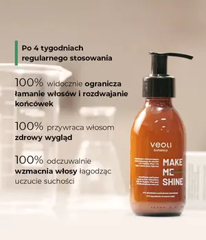 Veoli Botanica Make Me Shine, maska wygładzająco-nabłyszczająca do włosów, 140 ml