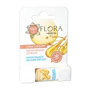 Flora by Ecos Lab, nawilżający balsam, do ust, 5 olejów, 3,8 g