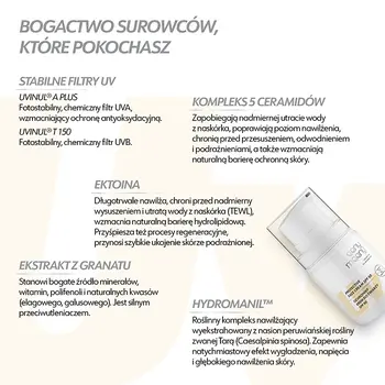 Eeny Meeny, ochronny krem do twarzy UVA UVB SPF50, bez pigmentu, 50 ml