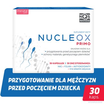 NutroPharma Nucleox Primo, kapsułki, 30 szt.