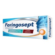 Faringosept, 10 mg, tabletki do ssania, 20 szt.