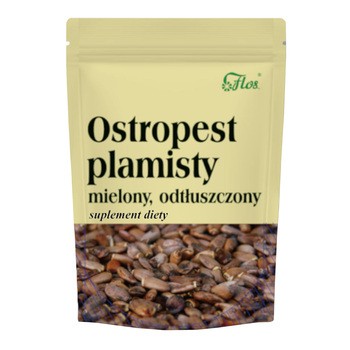 Flos, ostropest plamisty, mielony, odtłuszczony, 100 g