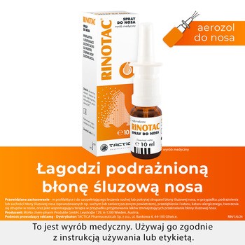 Rinotac, spray do nosa, 10 ml