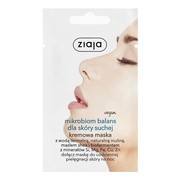 Ziaja Mikrobiom Balans, maska do twarzy dla skóry suchej, 7ml (saszetka)