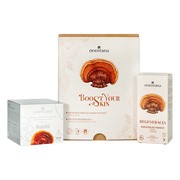 Orientana Reishi zestaw boost your skin, booster rozświetlający, 30 ml + krem do twarzy na dzień, 50 ml