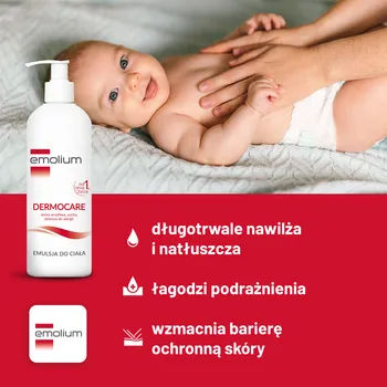 Emolium Dermocare, emulsja do ciała, 400 ml