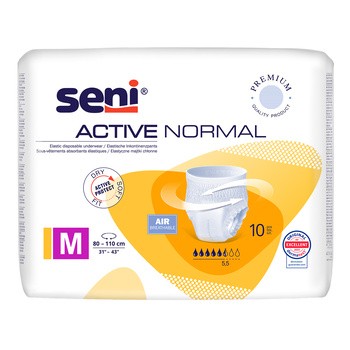 Seni Active Normal, majtki chłonne, rozmiar M, 10 szt.