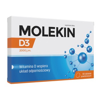 Molekin D3, 2000 j.m., tabletki powlekane, 60 szt.